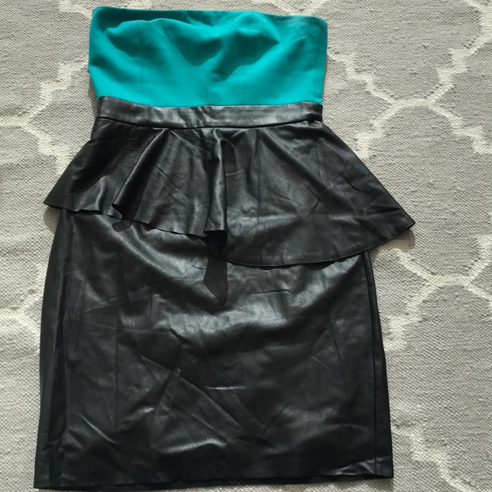 Cynthia Steffe green and black dress